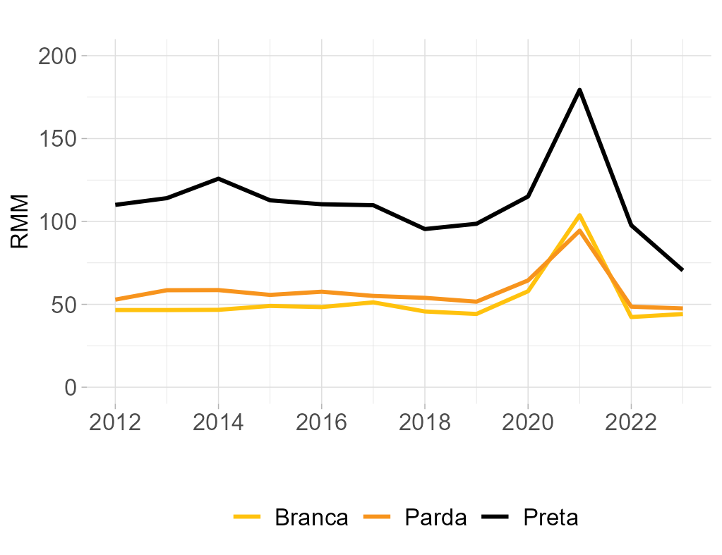 Mortalidade materna de mulheres pretas é duas vezes maior do que de brancas